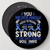 Schaltfläche "Colon Cancer Awareness/Support" Button (Vorne & Hinten)