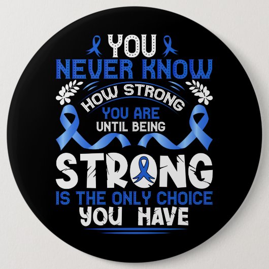 Schaltfläche "Colon Cancer Awareness/Support" Button (Vorderseite)
