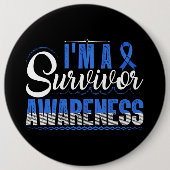 Schaltfläche "Colon Cancer Awareness/Support" Button (Vorderseite)