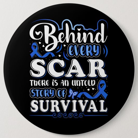 Schaltfläche "Colon Cancer Awareness/Support" Button (Vorderseite)