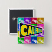 Schaltfläche "Coloring California 2" Button (Vorne & Hinten)