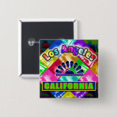 Schaltfläche "Coloring Los Angeles 3" Button (Vorne & Hinten)