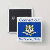 Schaltfläche "Connecticut Flag" Button (Vorne & Hinten)