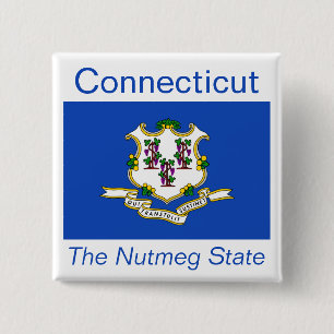 Schaltfläche "Connecticut Flag" Button