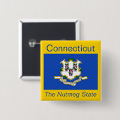 Schaltfläche "Connecticut Flag" Button (Vorne & Hinten)