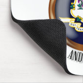 Schaltfläche "Connecticut Proud" Mousepad (Ecke)
