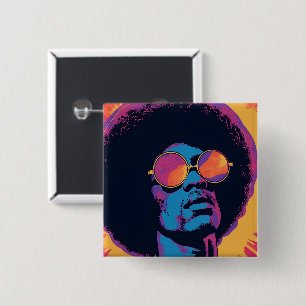 Schaltfläche cool/Retro Button