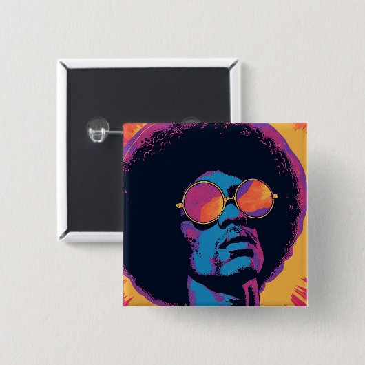 Schaltfläche cool/Retro Button (Vorne & Hinten)