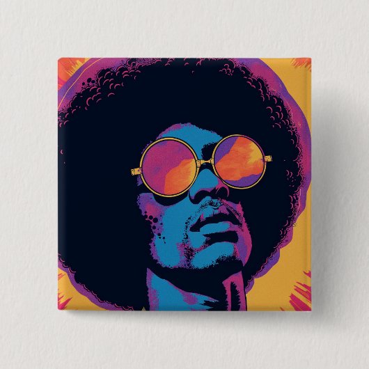 Schaltfläche cool/Retro Button (Vorderseite)