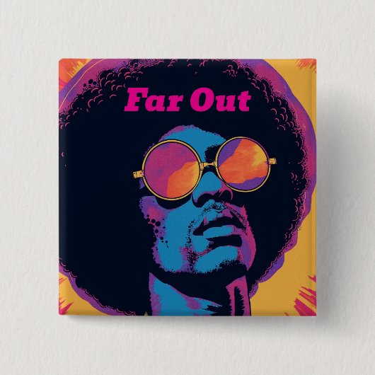 Schaltfläche cool/Retro Button (Vorderseite)