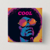 Schaltfläche cool/Retro Button (Vorderseite)