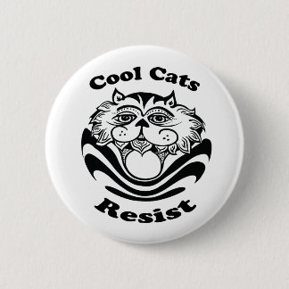Schaltfläche "coole Katzen-Resistenz" Button