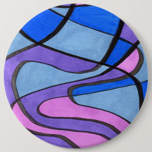 Schaltfläche "Cooles Morningl" für Abstrakte Kunst Button