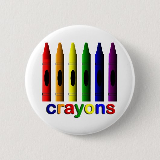 Schaltfläche Crayons Art for Children Button (Vorderseite)