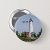 Schaltfläche "Crisp Point Lighthouse" Button (Vorne & Hinten)