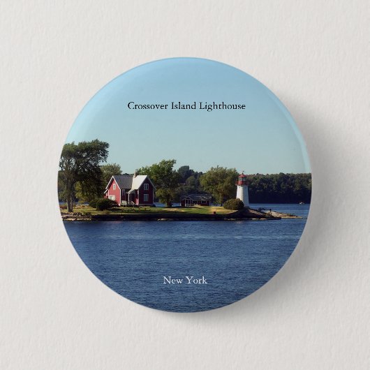 Schaltfläche "Crossover Island Lighthouse" Button (Vorderseite)