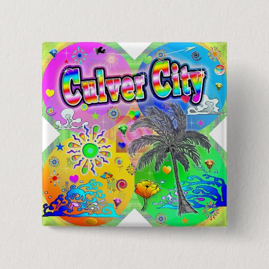 Schaltfläche Culver CIty Quadro Seasons Button (Vorderseite)