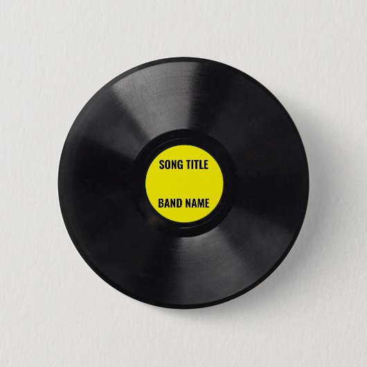 Schaltfläche "Custom Mini Vinyl LP" Button (Vorderseite)