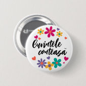 Schaltfläche "Cuvintele contează" Button (Vorne & Hinten)