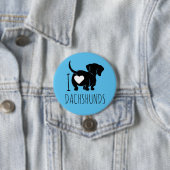 Schaltfläche Dackel Liebe Button (Beispiel)