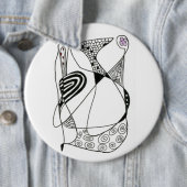 Schaltfläche "Dancing Hen" für Abstrakte Kunst Button (Beispiel)