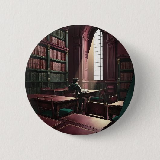 Schaltfläche "Dark Academia" Button (Vorderseite)