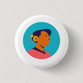 Schaltfläche "Deaf Person" Button (Vorderseite)
