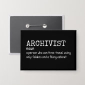Schaltfläche "Definition des archivierten Spaßes" Button (Vorderseite/Rückseite)