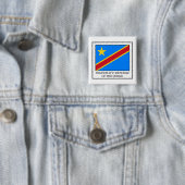 Schaltfläche Demokratische Republik Kongo Button (Beispiel)