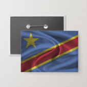Schaltfläche "Demokratische Republik Kongo" Button (Vorderseite/Rückseite)