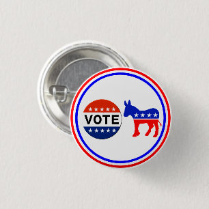 Schaltfläche "Demokratische Stimme" Button