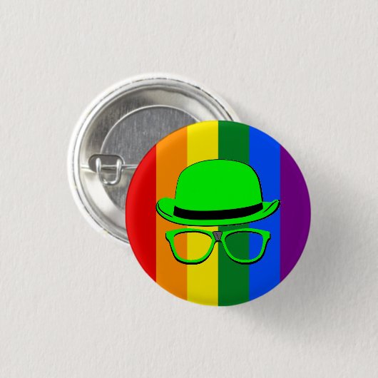 Schaltfläche "Depp Night Gay Pride" Button (Vorne & Hinten)