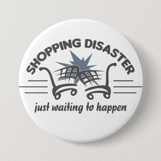 Schaltfläche Desaster einkaufen Button (Vorderseite)