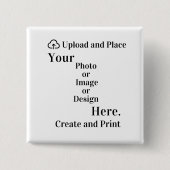 Schaltfläche Design oder Foto-Upload Button (Vorderseite)