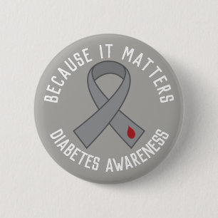 Schaltfläche "Diabetes Awareness" Button