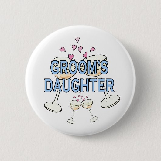 Schaltfläche: Die Tochter des Grooms Button (Vorderseite)