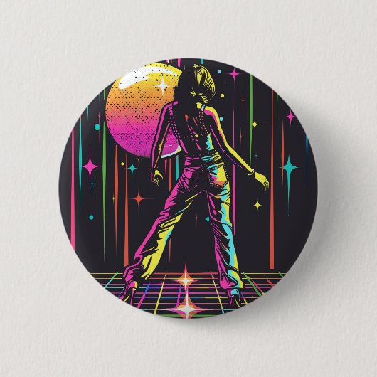 Schaltfläche "Disco-Party" Button (Vorderseite)