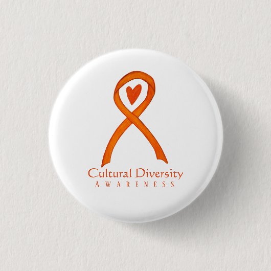 Schaltfläche "Diversity Awareness Ribbon"-Button Button (Vorderseite)
