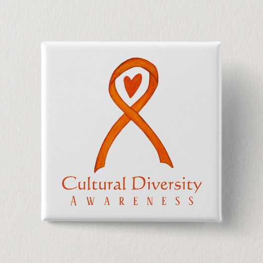 Schaltfläche "Diversity Awareness Ribbon"-Button Button (Vorderseite)