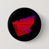 Schaltfläche "Diversity Rocks" Button (Vorderseite)
