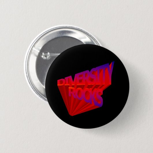 Schaltfläche "Diversity Rocks" Button (Vorne & Hinten)