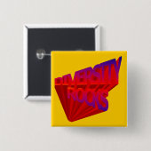 Schaltfläche "Diversity Rocks" Button (Vorne & Hinten)