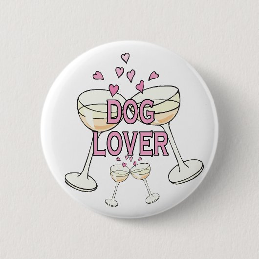 Schaltfläche: Dog Lover Button (Vorderseite)