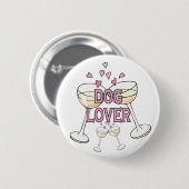 Schaltfläche: Dog Lover Button (Vorne & Hinten)