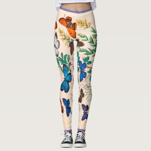 SCHALTFLÄCHE DRUCKTE Leggings (Vorderseite)