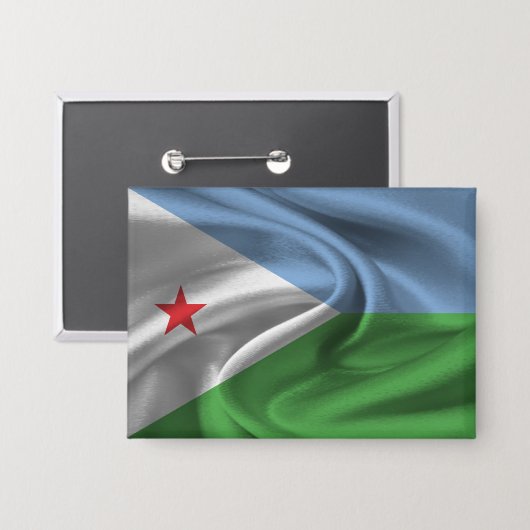 Schaltfläche "Dschibuti" Button (Vorderseite/Rückseite)