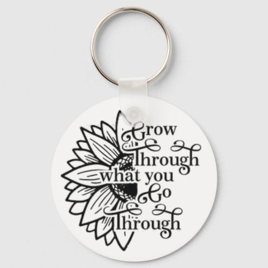 Schaltfläche "Durchgehen" Schlüsselanhänger (Vorderseite)