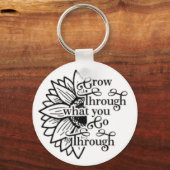 Schaltfläche "Durchgehen" Schlüsselanhänger (Vorderseite)