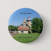Schaltfläche Eagle Bluff Lighthouse Button (Vorderseite)
