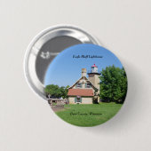 Schaltfläche Eagle Bluff Lighthouse Button (Vorne & Hinten)
